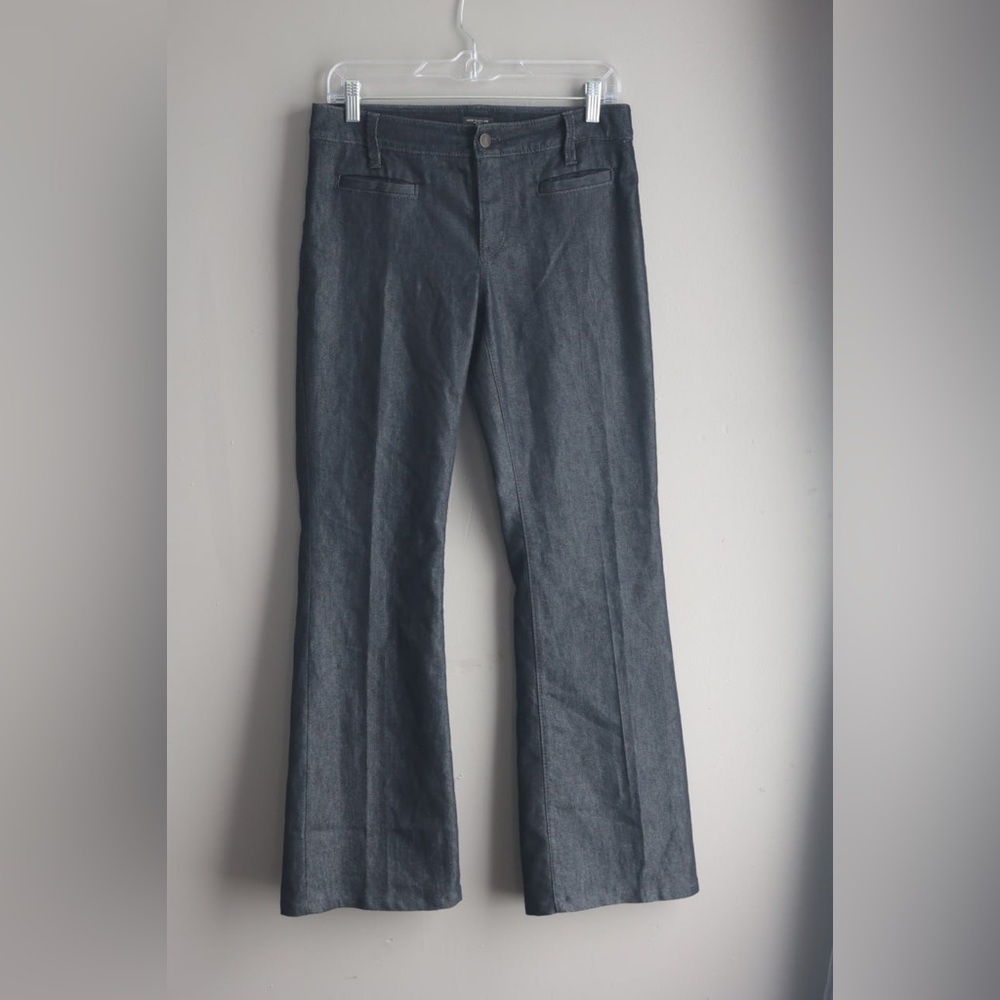 Ann Taylor Womens Sz 0 (meas 30x31) Curvy Fit Jeans Dark Indigo Wash Boot Cut